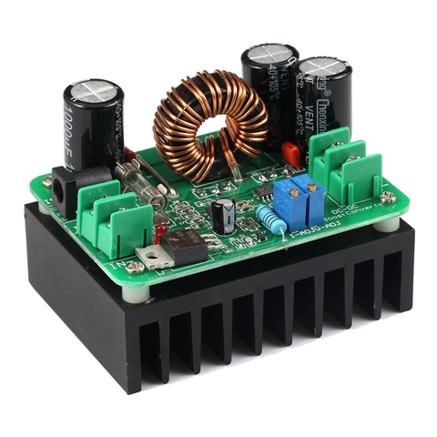 ABSF DC/DC Boost Converter 10-60V a 12-80V regulador de voltaje de aumento 600W transformador de fuente de alimentación automática voltaje de salida ajustable ► Foto 1/4