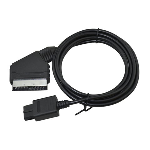 Cable Scart de vídeo de TV AV para Nintendo SNES, Gamecube y consola N64, Compatible con sistema NTSC ► Foto 1/6