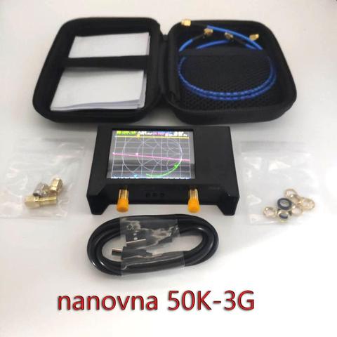 NanoVNA-Analizador de antena del analizador de red con bolsa de almacenamiento EVA, V2/ SAA2, versión 3G, VNA, HF, VHF, UHF, Vector, EVA ► Foto 1/4