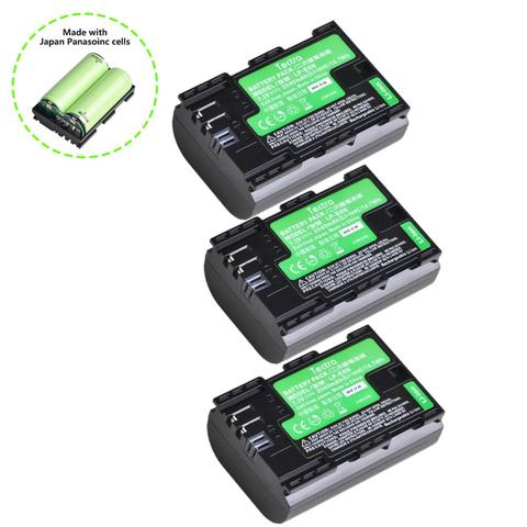 Batería de LP-E6N para Canon LP-E6 LPE6, para Canon EOS 5DS Mark II III 6D 7D 60D 60Da 70D 2040mAh, fabricada con celdas Panasonic japonesas ► Foto 1/6