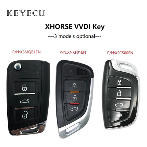 Keyecu-mando a distancia de coche inteligente Universal, herramienta de llave para VVDI VVDI2 XNKF01EN XSMQB1EN XSCS00EN, versión en inglés ► Foto 1/4