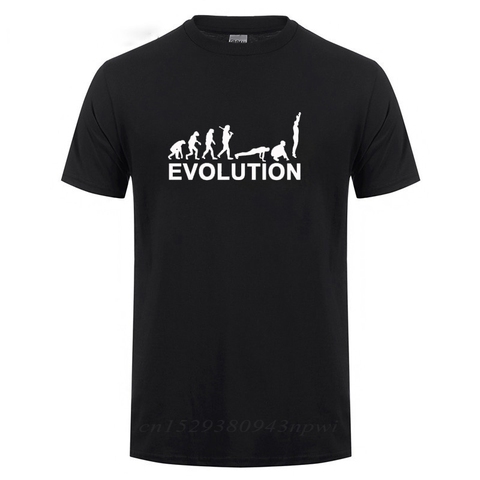 Camiseta de algodón Evolution Burpees Instructor Crossfit, regalo de cumpleaños divertido para hombres, papá, padre, marido, camiseta de manga corta con cuello redondo ► Foto 1/6