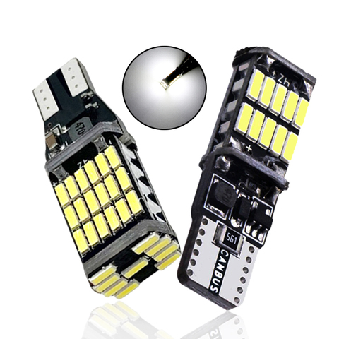 1x T15 bombilla LED W16W T10 W5W luz LED de señal Canbus ningún error de alta potencia súper brillante blanco 4014 SMD coche DC 12V vuelta lámparas ► Foto 1/6