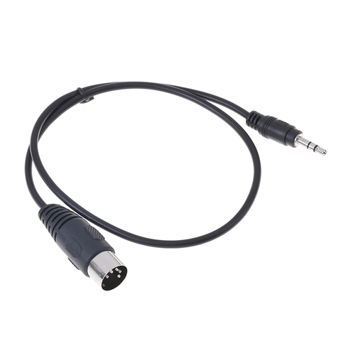 Cable adaptador de Audio de 5 pines Din MIDI macho a 3,5mm unchufe macho estéreo Jack 50cm ► Foto 1/5
