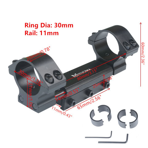 Zero Recoil Scope Mount 25,4mm 1 