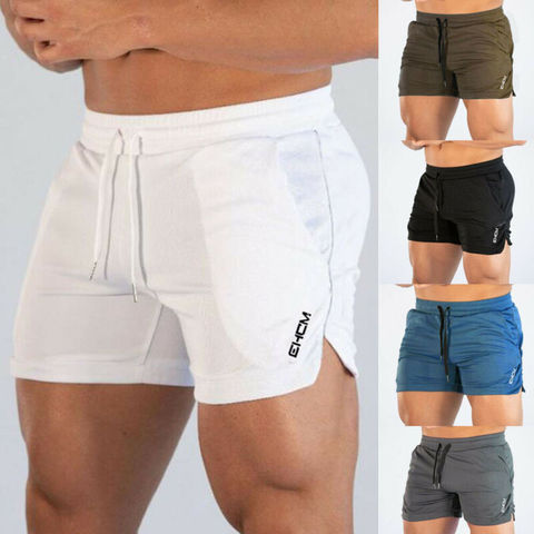 Pantalones cortos para correr para hombre, pantalones cortos para entrenamiento, culturismo, gimnasio, ropa informal para hombre, pantalones cortos de entrenamiento para trotar y Fitness ► Foto 1/6