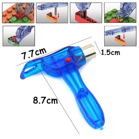 Alicates de martillo de diseñador de bloques de construcción, piezas de tecnología, removedor de Clip para ensamblaje de bricolaje, accesorios de herramientas técnicas de ladrillo ► Foto 1/5