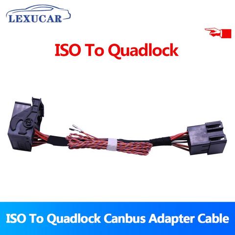 Lexucar ISO Quadlock Canbus adaptador RCD330 más RCD510 Cable de conversión para VW Jetta Golf Polo Tiguan Passat CC actualización Radio ► Foto 1/5