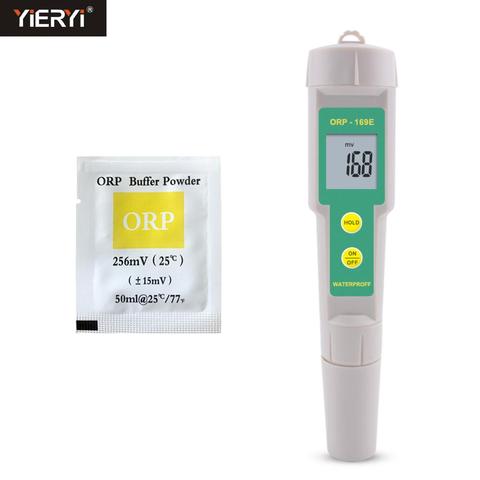 Medidor de pluma portátil ORP Redox, probador de potencial negativo, medidor de pluma ORP con calibrador de polvo ORP ► Foto 1/6