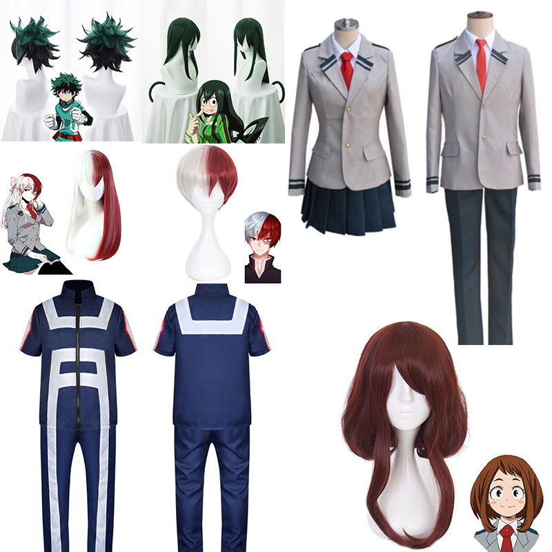 Boku No Hero Academia de My Hero Academia, traje de para todos los Roles, uniforme de escuela secundaria, ropa deportiva, traje de Cosplay de Anime - Historial de precios y revisión
