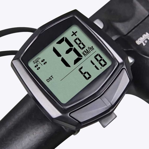 Uds impermeable Digital bicicleta velocímetro cuentakilómetros bicicleta ciclismo velocidad contra código de accesorios para bicicletas ► Foto 1/6