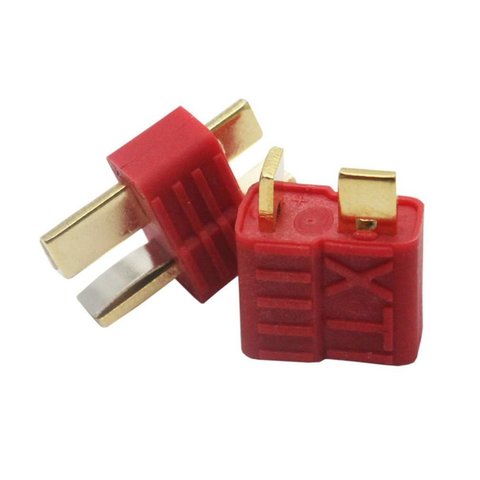 Conector t-plug antideslizante, para Deans RC Lipo Battery helicóptero, nuevo ► Foto 1/6