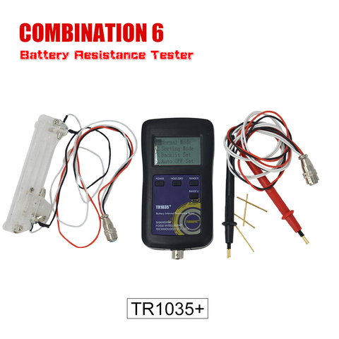 Actualización YR1035 Original batería de litio de cuatro líneas prueba de resistencia interna Digital TR1035 eléctrico 18650 probador de batería seca C6 ► Foto 1/6