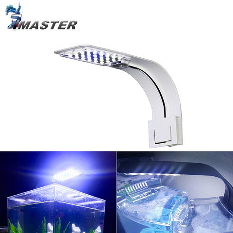 Luz led súper ligera de acuario para plantas, iluminación para cultivo de plantas acuáticas, lámpara de clip, resistente al agua, para tanque de peces, 5w, 10w y 15w ► Foto 1/6