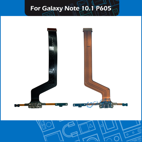 SM-P605 REV 0,8, puerto de carga USB, cargador, puerto de carga, Cable flexible para Samsung Galaxy Note 10,1 P605 P600 P601 ► Foto 1/6