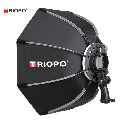 TRIOPO 65cm portátil al aire libre Octagon Softbox paraguas para Godox V860II TT600 TT685 YN560 III IV TR-988 Flash Speedlite caja suave ► Foto 1/6