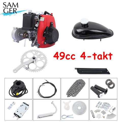 Samger 4 tiempos 49cc gasolina Scooter Motor de gasolina para bicicleta Kit de Motor para DIY bolsillo eléctrico bicicleta ► Foto 1/6