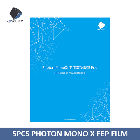 ANYCUBIC 5 unids/lote FEP película 240*165mm de espesor 0,15mm 3d piezas de la impresora de fotones Mono X impresora 3d ► Foto 1/6