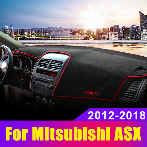 El tablero de instrumentos del coche cubierta estera evitar Luz de Panel de instrumentos alfombras anti-UV para Mitsubishi ASX 2010-2017, 2022, 2022, 2022 ► Foto 1/6