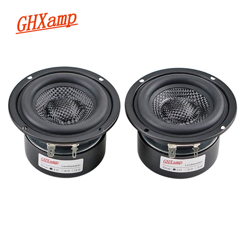 Altavoz de fibra de vidrio trenzada, Subwoofer de 3 pulgadas, Hifi, potente, baja frecuencia, 4ohm, 25W, 2 uds. ► Foto 1/6