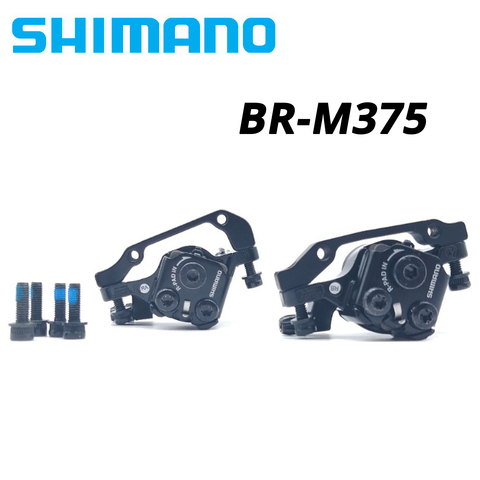 Shimano-pinzas de freno de disco mecánico para coche, BR-M375 con almohadillas de resina, calibrador M375 TX805, con Rotor G3 RT20 RT26 ► Foto 1/5