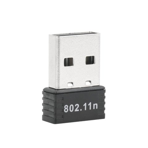 Mini antena adaptador Wifi USB inalámbrica Wi-fi Dongle N 802,11 B/ G /n, alta ganancia, 150mbps, portátil, Ethernet, externa, 2,4G, 1 ud. ► Foto 1/6