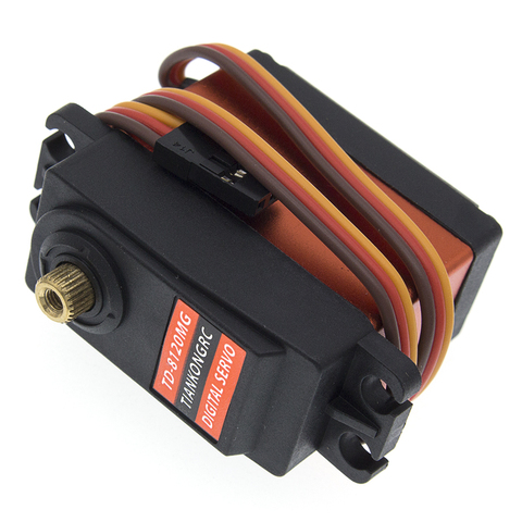 TD-8120MG impermeable Servo Digital de engranaje de Metal con 20kg de alto par 180 ángulo para RC coche de Control remoto modelo de vehículo 20kg servo ► Foto 1/6