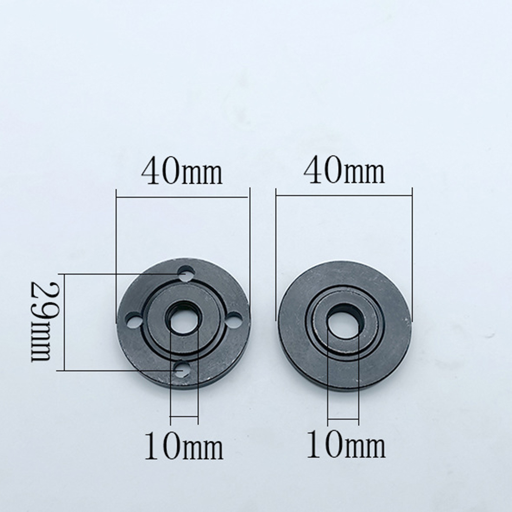 Amoladora angular de repuesto de rosca, tipo 100, tipo modificado, 125, interior de 10mm, conjunto de tuerca con reborde, accesorio de amoladora angular eléctrica, 2 uds. ► Foto 1/6