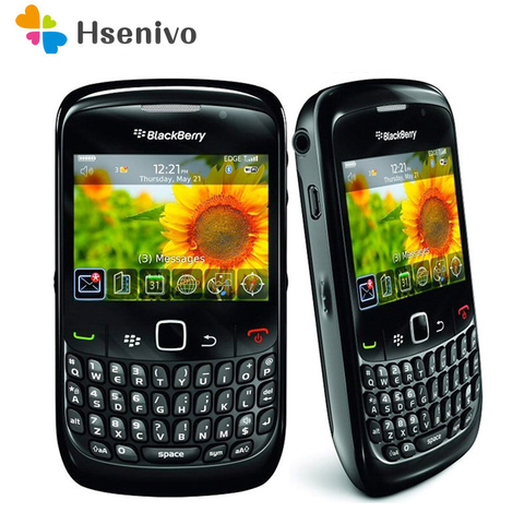 BlackBerry 8520 reformado-Original Curve 8520 desbloqueado teléfono móvil Smartphone 3G WIFI Bluetooth 8520 teléfono móvil envío gratis ► Foto 1/5