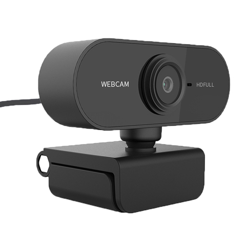 Webcam 1080P HD cámara Web con micrófono Autofocus USB 2,0 Webcam PC escritorio Mini WebCamera cámara Web para ordenador ► Foto 1/6