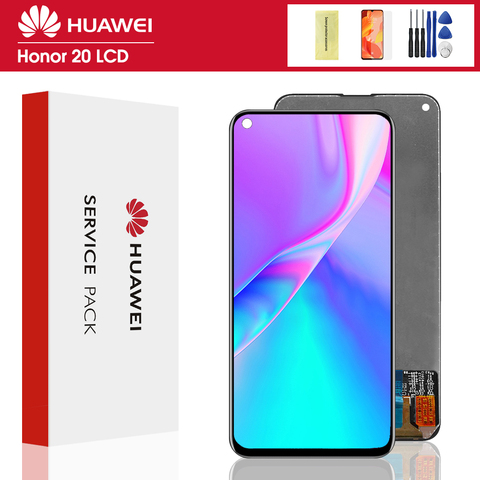 Pantalla Original de 6,26 pulgadas para Huawei Honor 20 LCD MONTAJE DE digitalizador con pantalla táctil con marco para Honor 20 YAL-L21 pantalla LCD ► Foto 1/6