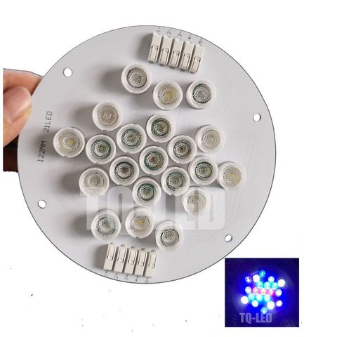 Luz led para acuario de arrecife, bricolaje, 122mm, 21Leds, 5 canales, multicolor, planta de alta potencia ► Foto 1/5