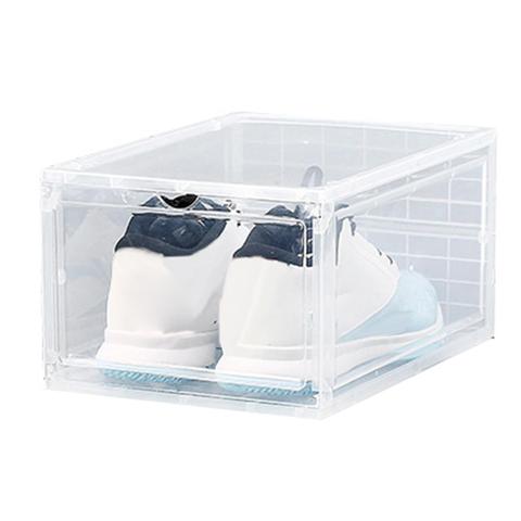 Caja de plástico transparente para zapatos, contenedor de almacenamiento a prueba de polvo para juguetes, 1 Uds. ► Foto 1/6