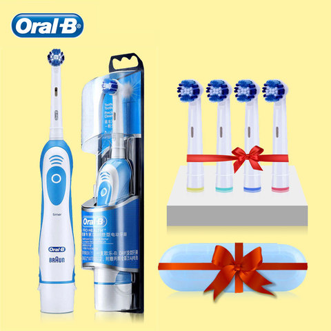 Oral B-cepillo de dientes eléctrico sónico, 2 temporizador de minutos, 7600s, giratorio, Limpieza Profunda, cabezal reemplazable, batería, Vitality ► Foto 1/6