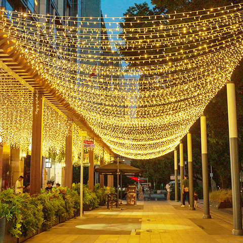 Cadena de luces de hadas para árbol de Navidad, guirnalda de luz Led de 30m, resistente al agua, para jardín, boda, fiesta al aire libre, decoración de vacaciones ► Foto 1/6