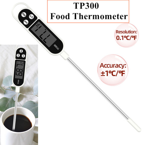 Termómetro Electrónico de cocina TP300 para carne, agua, leche, cocina, barbacoa, utensilios de cocina ► Foto 1/6
