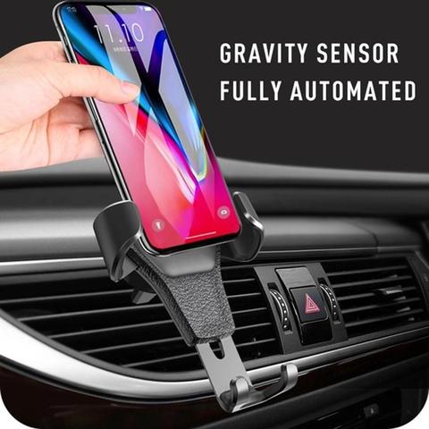 Soporte de teléfono para coche, soporte Universal para ventilación de aire, GPS, para iPhone y Xiaomi ► Foto 1/6