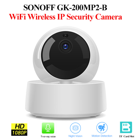 SONOFF GK-200MP2-B 1080P HD Mini Smart Home Wifi cámara IP inalámbrica IR visión nocturna bebé Monitor vigilancia cámaras de seguridad ► Foto 1/6