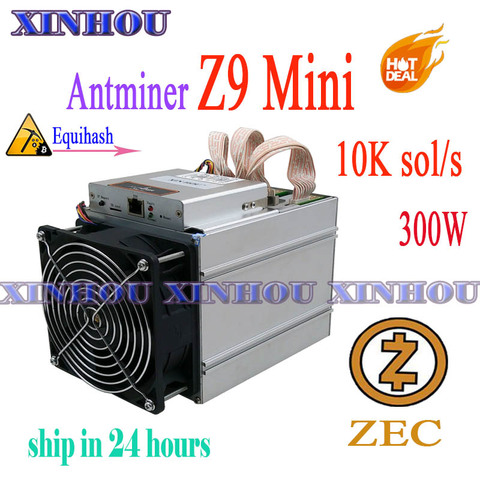 Antminer Z9 mini10k sol/s ASIC minero Equihash no psu máquina de minería máquina de ZCASH puede ser acelerada to14K los mineros son mejor que S9 L3 ► Foto 1/3