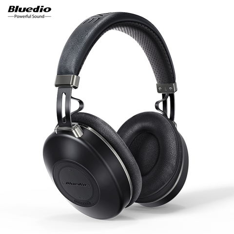 Bluedio H2 Bluetooth 5,0 auriculares del ANC inalámbrico auriculares de alta fidelidad de sonido cuenta de pasos ranura para tarjeta SD nube función APP ► Foto 1/6