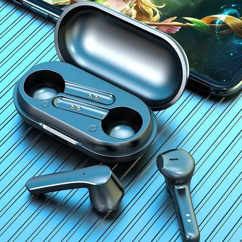 LB-20 TWS Bluetooth 5,1, auriculares inalámbricos 3D estéreo, auriculares intrauditivos deportivos con micrófono Dual ► Foto 1/6
