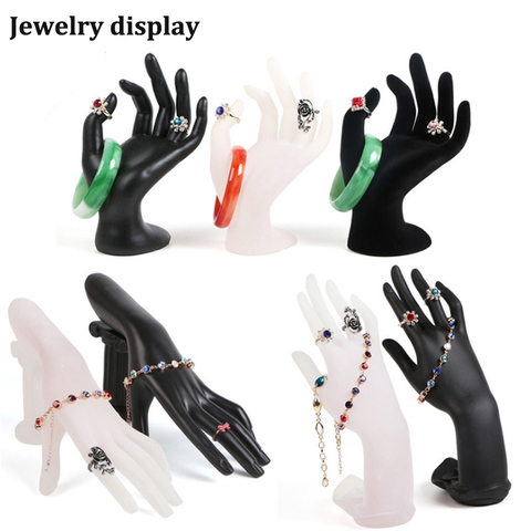 OK-modelo de retrato de resina de mano, soporte de joyería, almacenamiento, brazalete colgante, anillo, accesorios de presentación de joyería, mostrador ► Foto 1/6