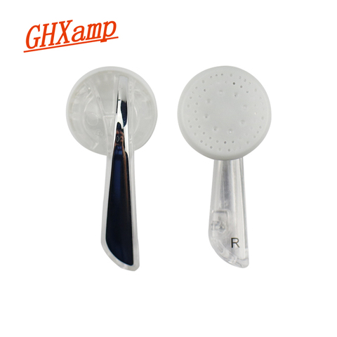 GHXAMP auricular de 15,4mm carcasa 2022 plana transparente caso de auricular con cubierta de piezas de reparación para DP100 MX760 1 pares ► Foto 1/6