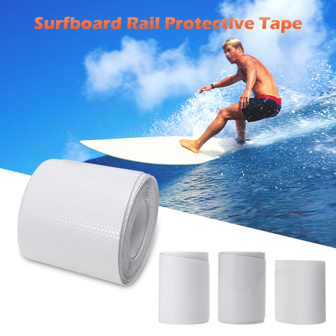 Cinta de protección para tabla de Surf, lámina protectora para riel de tabla de Surf, accesorios para Paddle Board, borde de protección, color blanco, 83 '' / 75'' ► Foto 1/6