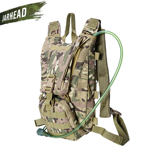 Bolsa de agua de 2,5l, mochila táctica de Camel para deportes, hidratación, camuflaje militar, mochila para acampar ► Foto 1/6