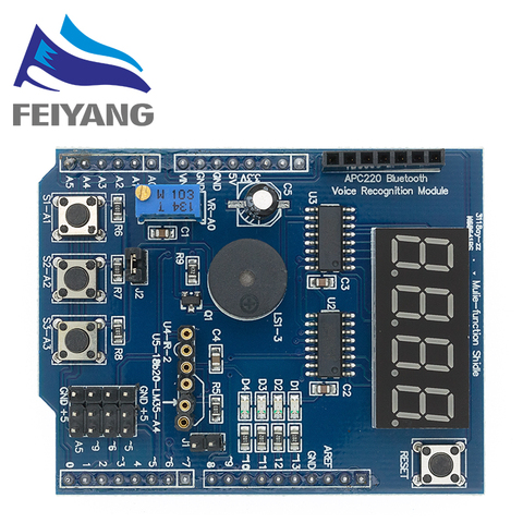 Kit de placa de expansión multifuncional, base de aprendizaje UNO R3, 2560 LENARDO mega, escudo multifuncional para Arduino ► Foto 1/6