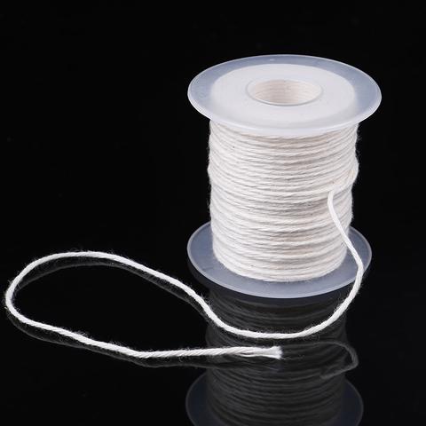 Vela blanca de algodón, mecha tejida para velas DIY y fabricación de velas, 61M ► Foto 1/6