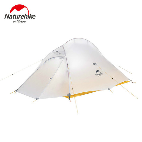 Naturehike nueva actualización nube 2 ultraligero tienda 10D de Nylon de silicona portátil de pie al aire libre, tiendas de campaña con libre Mat ► Foto 1/6