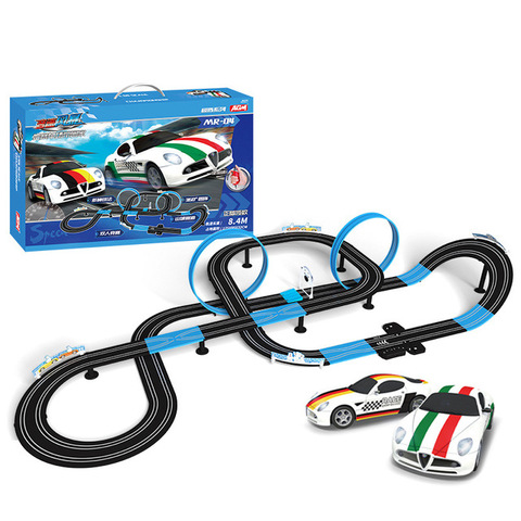Sonic Storm doble eléctrico de Control remoto pista de carreras de niños juguetes para padres-niño interactivo pista de carreras juguetes de regalo ► Foto 1/6