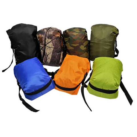 Bolsas impermeables de almacenamiento para acampada al aire libre, bolsas ligeras de almacenamiento comprimidas para viaje arriba ► Foto 1/6